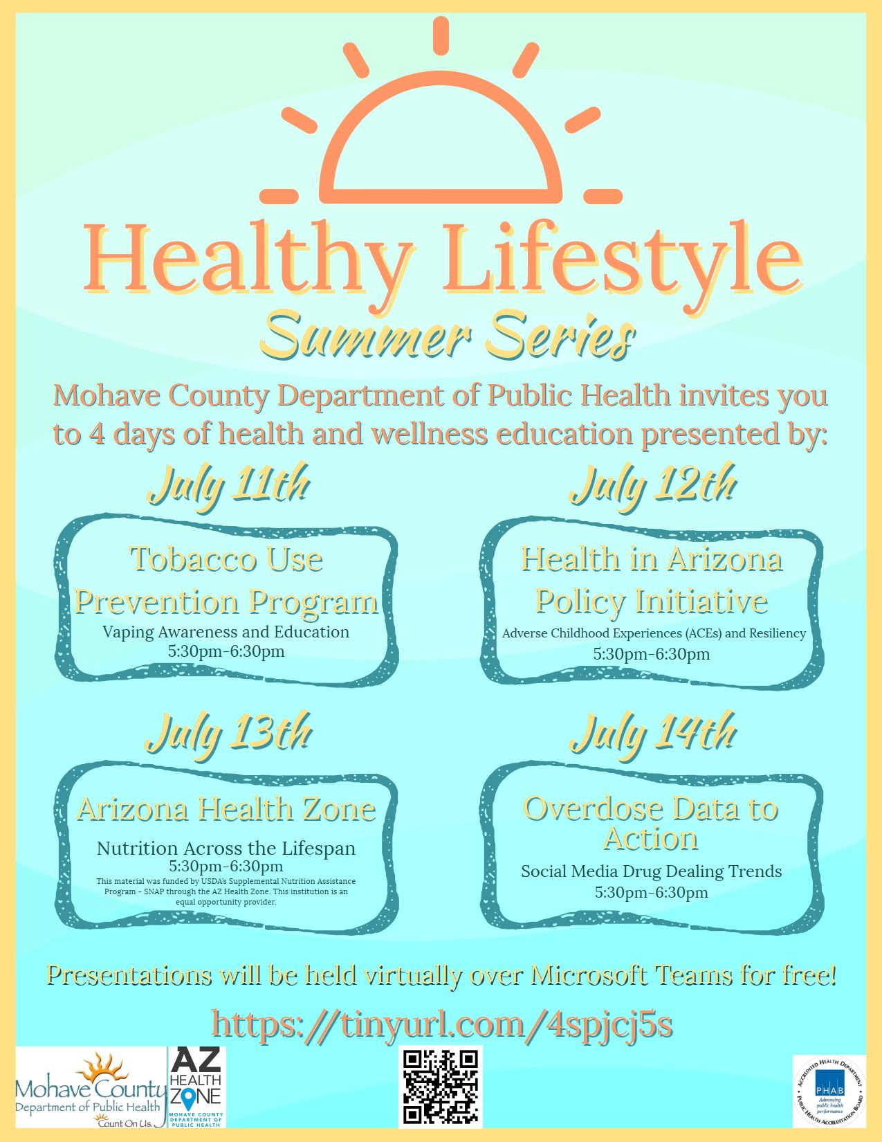 Healthy Lifestyle Summer Series